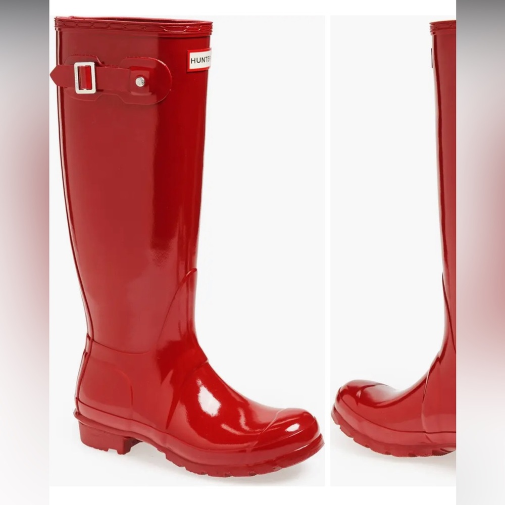 Red Hunter Rain Boots